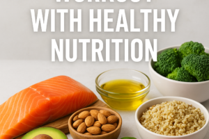 Motivating gym scene with people doing strength training and various exercises to stay fit and healthy